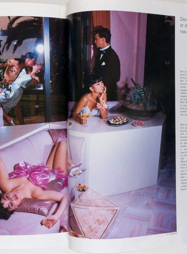 CINDY CRAWFORD Christy Turlington LINDA EVANGELISTA Guy Bourdin ELGORT Fr. VOGUE