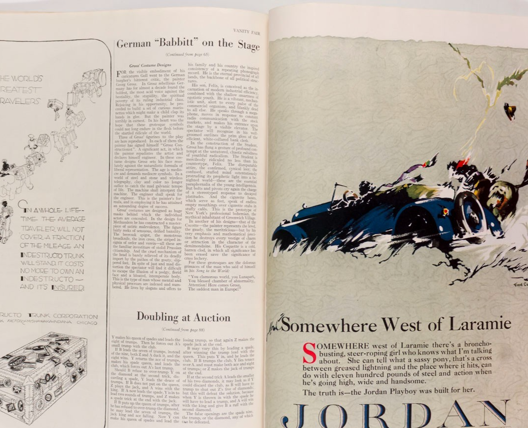 Joseph B Platt T S ELIOT Conan Doyle STEICHEN Gay VANITY FAIR magazine July 1923