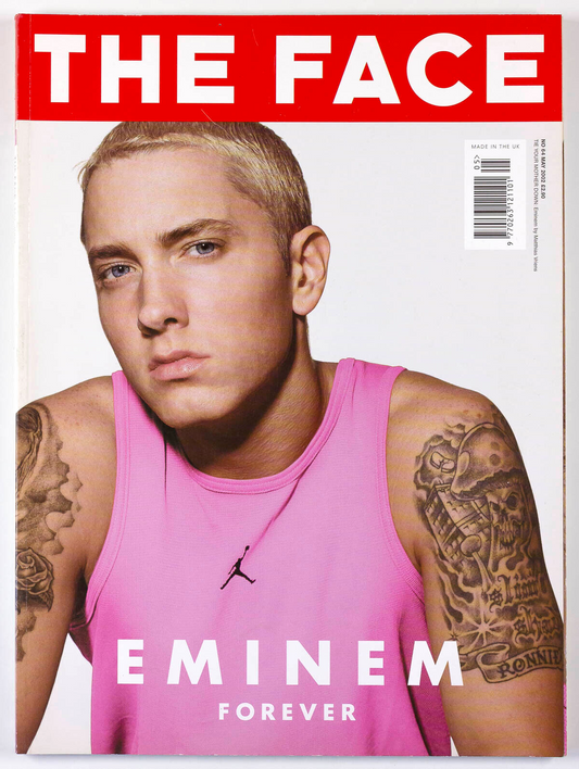 Eminem WITHDRAWN PINK TOP COVER Travis Fimmel THE FACE magazine 2002 Sugababes