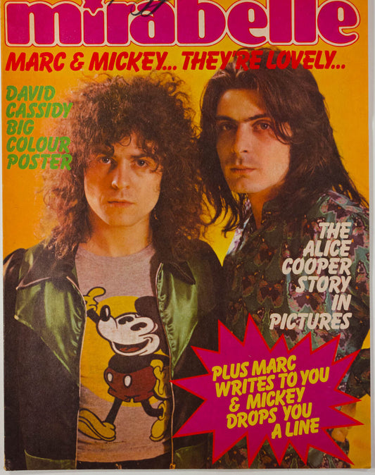 MARC BOLAN Vivienne Lynn DAVID CASSIDY Michael Jackson T-REX  MIRABELLE magazine