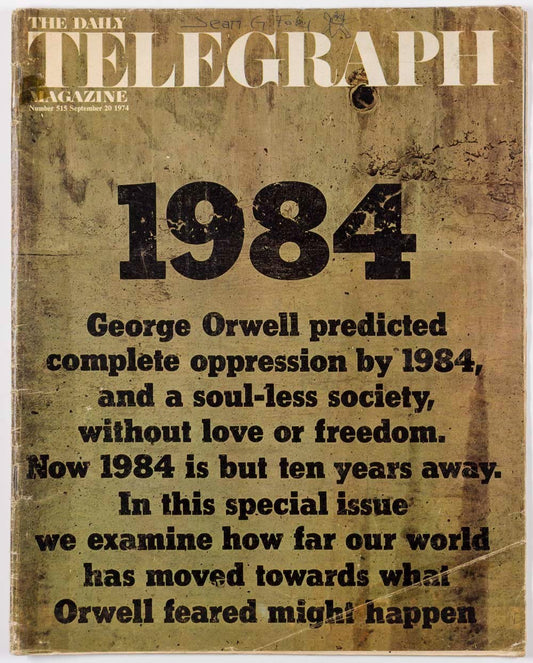 George Orwell 1984 Ralph Steadman TELEGRAPH September 20 1974 James Cameron UK