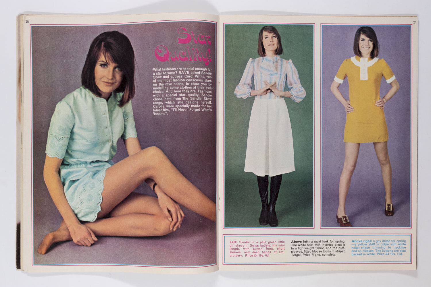 Robert Balser BEATLES Simon Dupree SANDIE SHAW Barry Gibb MOD Rave magazine 60s