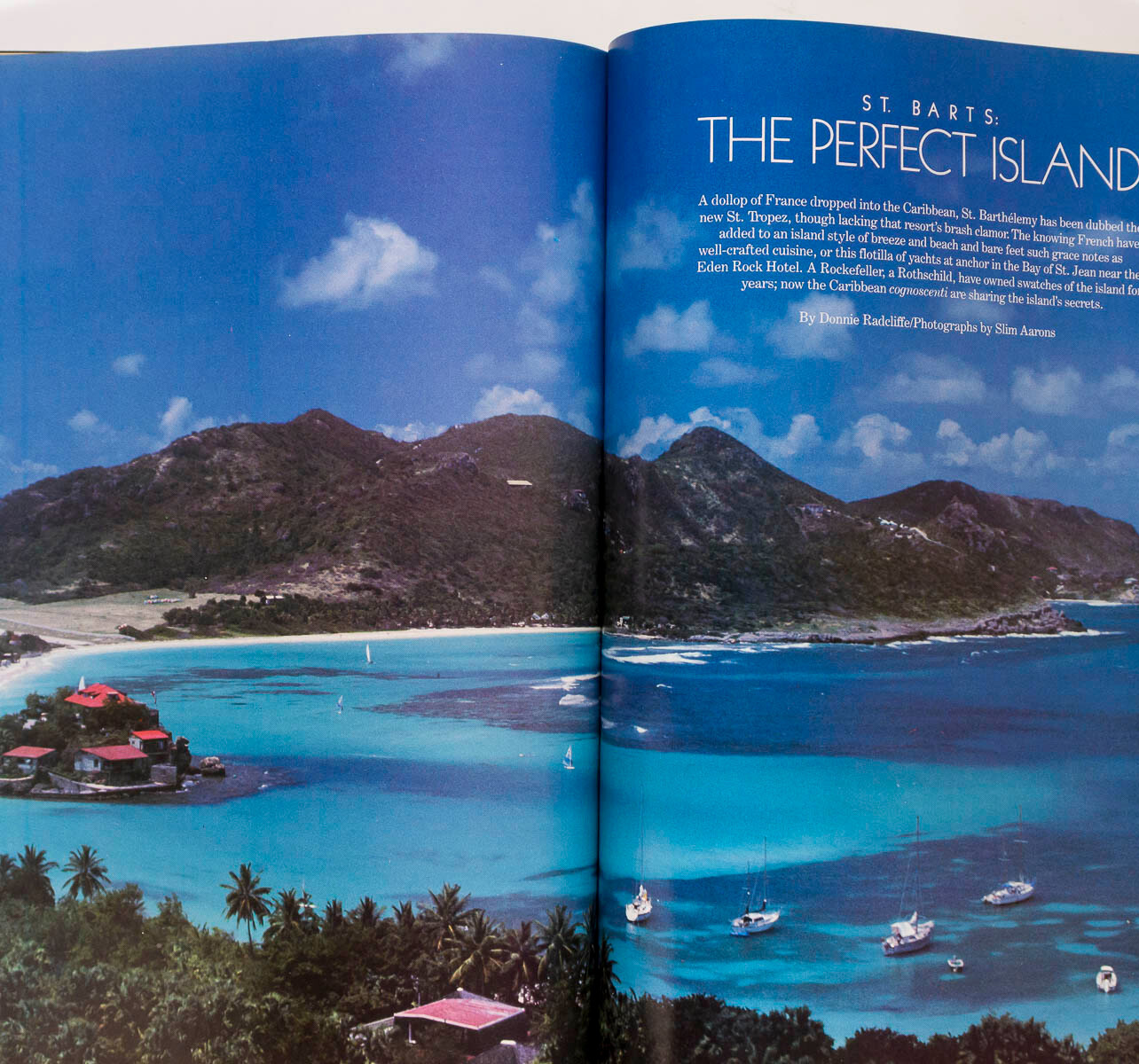 Swimwear TERRY FERRARIS St Barts BAHIA Town & Country magazine January 1983 Spa
