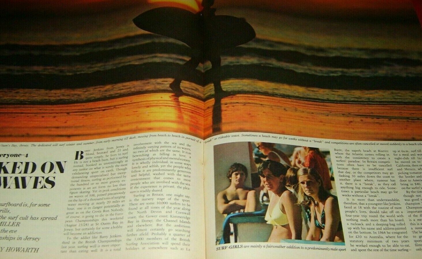 1960's SURFING magazine ANTHONY HOWARTH Surf DONALD JACKSON Hippie TELEGRAPH vtg