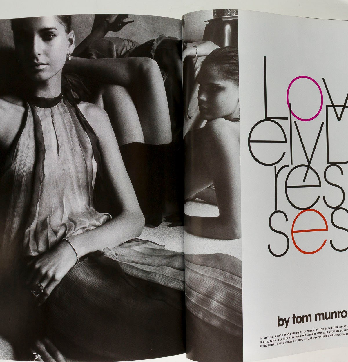 Daria Werbowy CHLOE SEVIGNY Karolina Kurkova VOGUE ITALIA October 2003 Ludivine