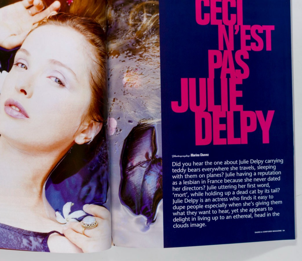 Julie Delpy PRODIGY Radiohead UK DAZED & CONFUSED 12 Happy Mondays CHEMICAL BROS