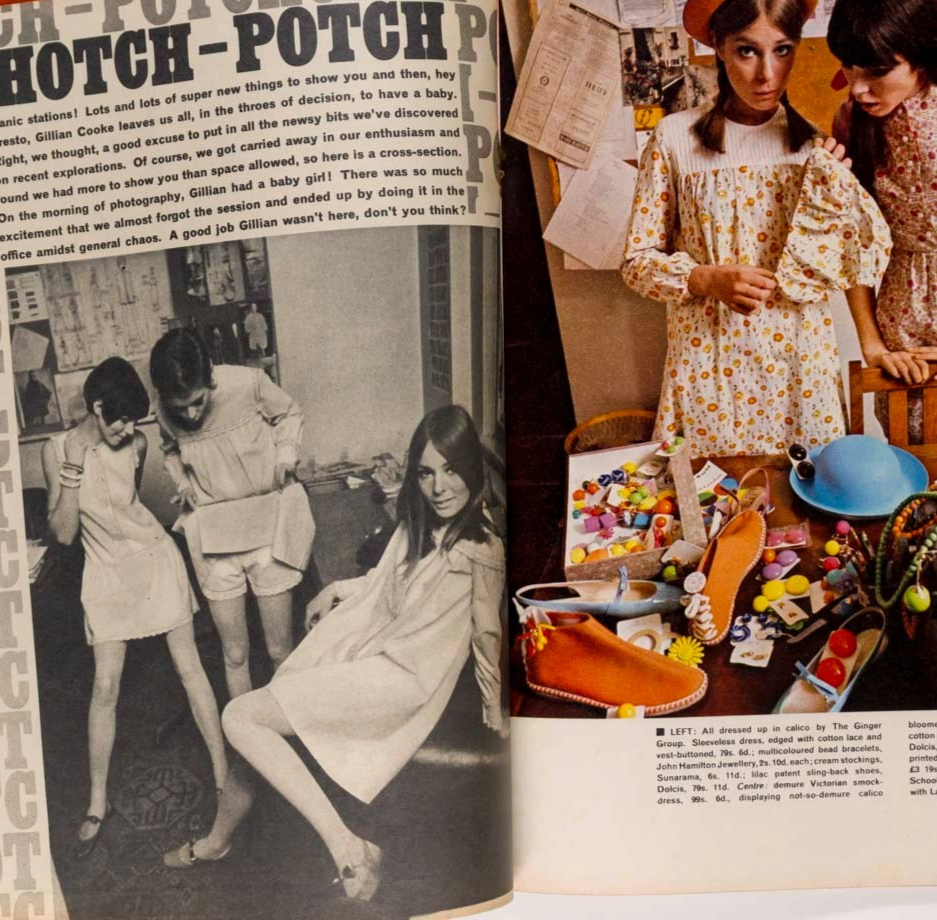 TWIGGY Mick Jagger LYNN REDGRAVE Honey magazine UK May 1967 Helmut Newton MINERS