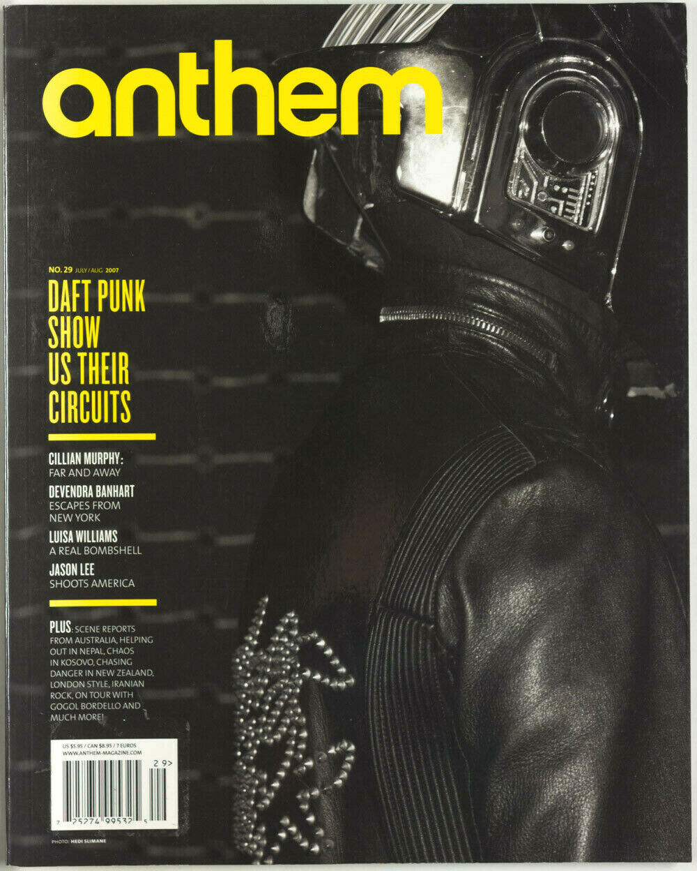 DAFT PUNK x HEDI SLIMANE Cillian Murphy GOGOL BORDELLO Jason Lee Anthem magazine