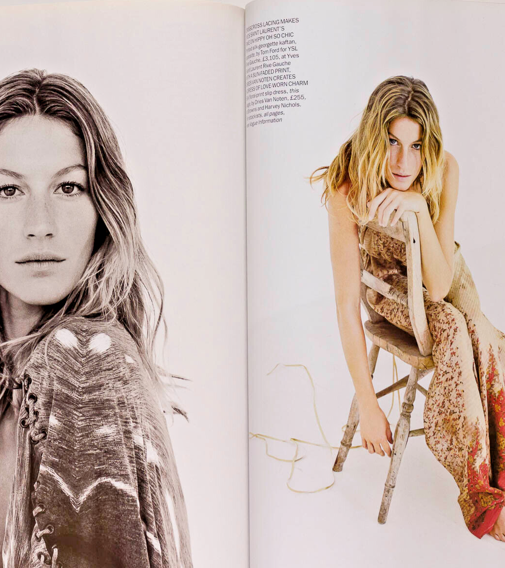 GISELE Corinne Day KATE MOSS Vogue SEVIGNY Hugh Grant HERZIGOVA Kidman FARRAH