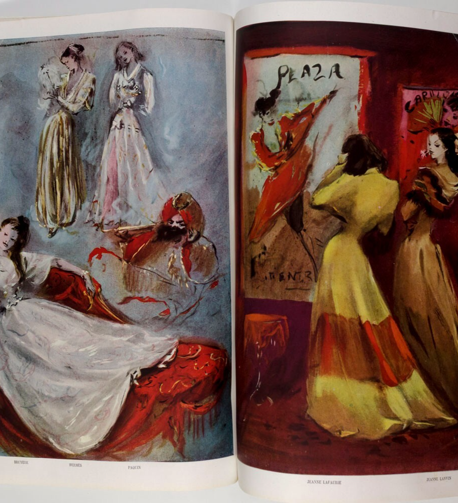 Philippe Jullian EDITH PIAF Laurence Olivier VOGUE January 1947 Balenciaga HORST