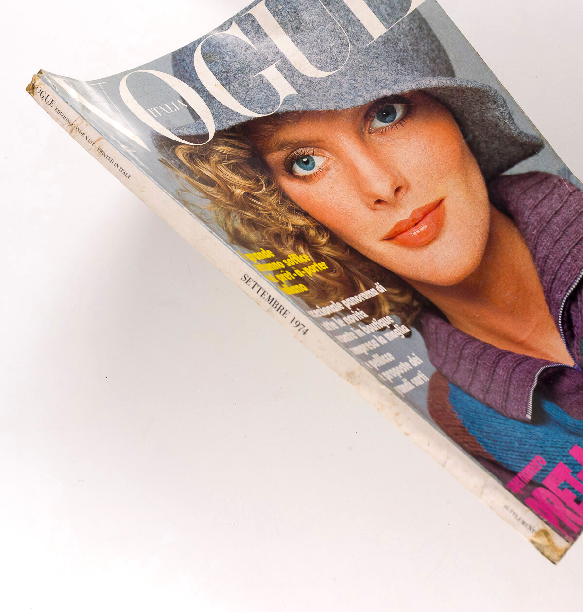 RENE RUSSO Knitwear PRET-A-PORTER Autumn Winter VOGUE ITALIA September 1974 vtg
