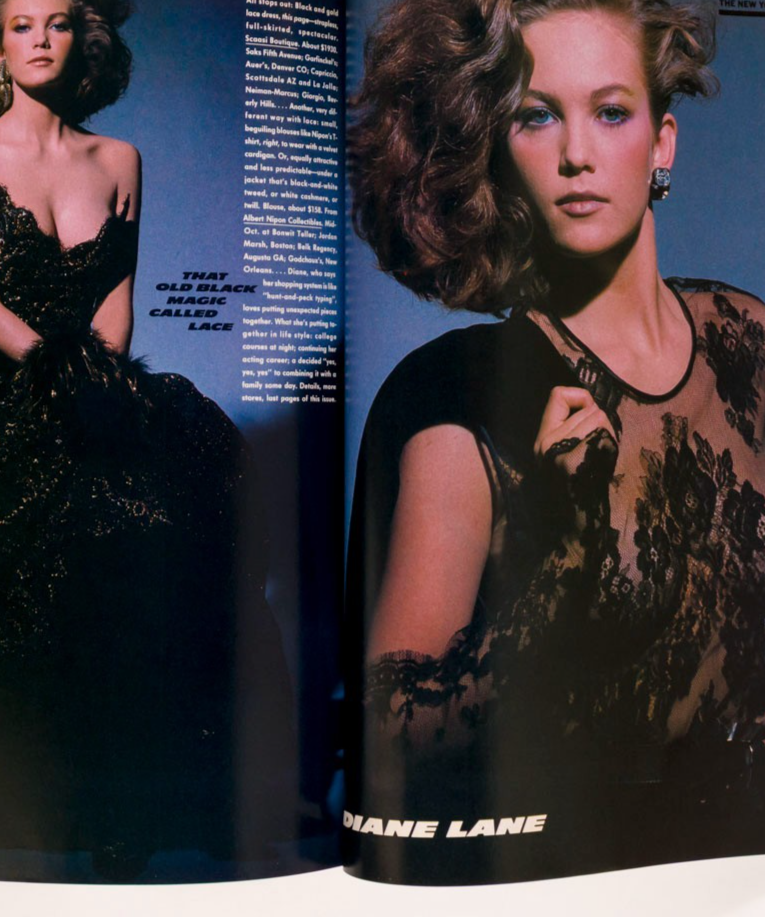 Alexis BROOKE SHEILDS Antonio Lopez BRUCE WEBER  Vogue September 1984  Tina Chow