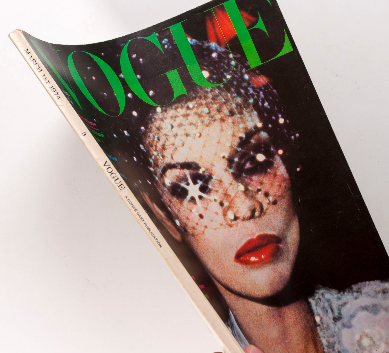 Bianca Jagger HELMUT NEWTON Norman Parkinson VOGUE March 1974 Marie Helvin CHLOE