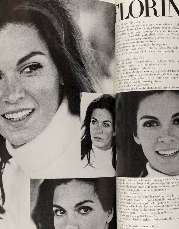 Louise Despointes SERGE LUTENS Senta Berger VOGUE ITALIA Dec 1970 Lategan D'ALBA