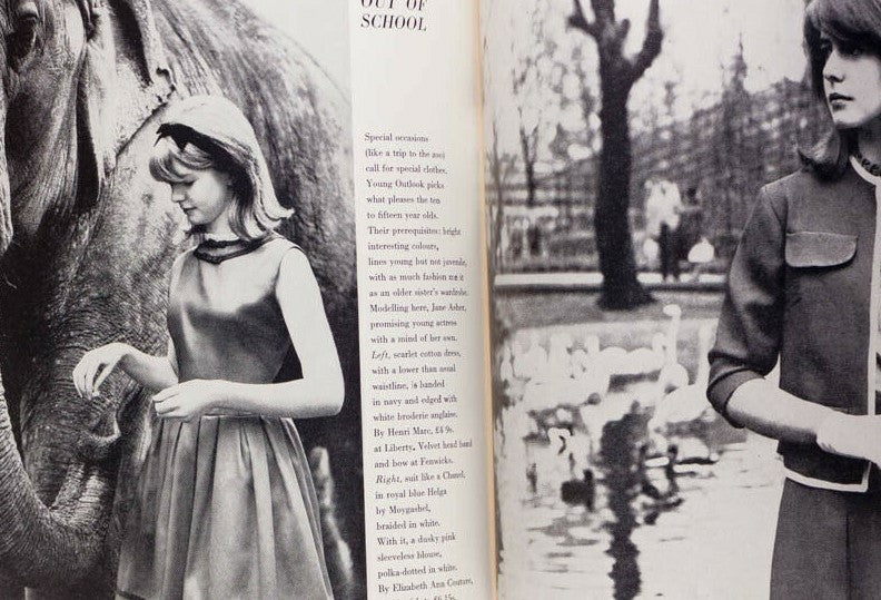 Jean Shrimpton JANE ASHER Dolores Hawkins HARPERS BAZAAR magazine 1962 July UK