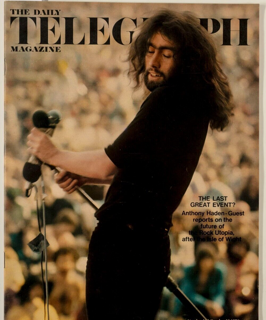 Isle of Wight Festival FREE Paul Rodgers HAWKWIND Nik Turner  TELEGRAPH MAGAZINE