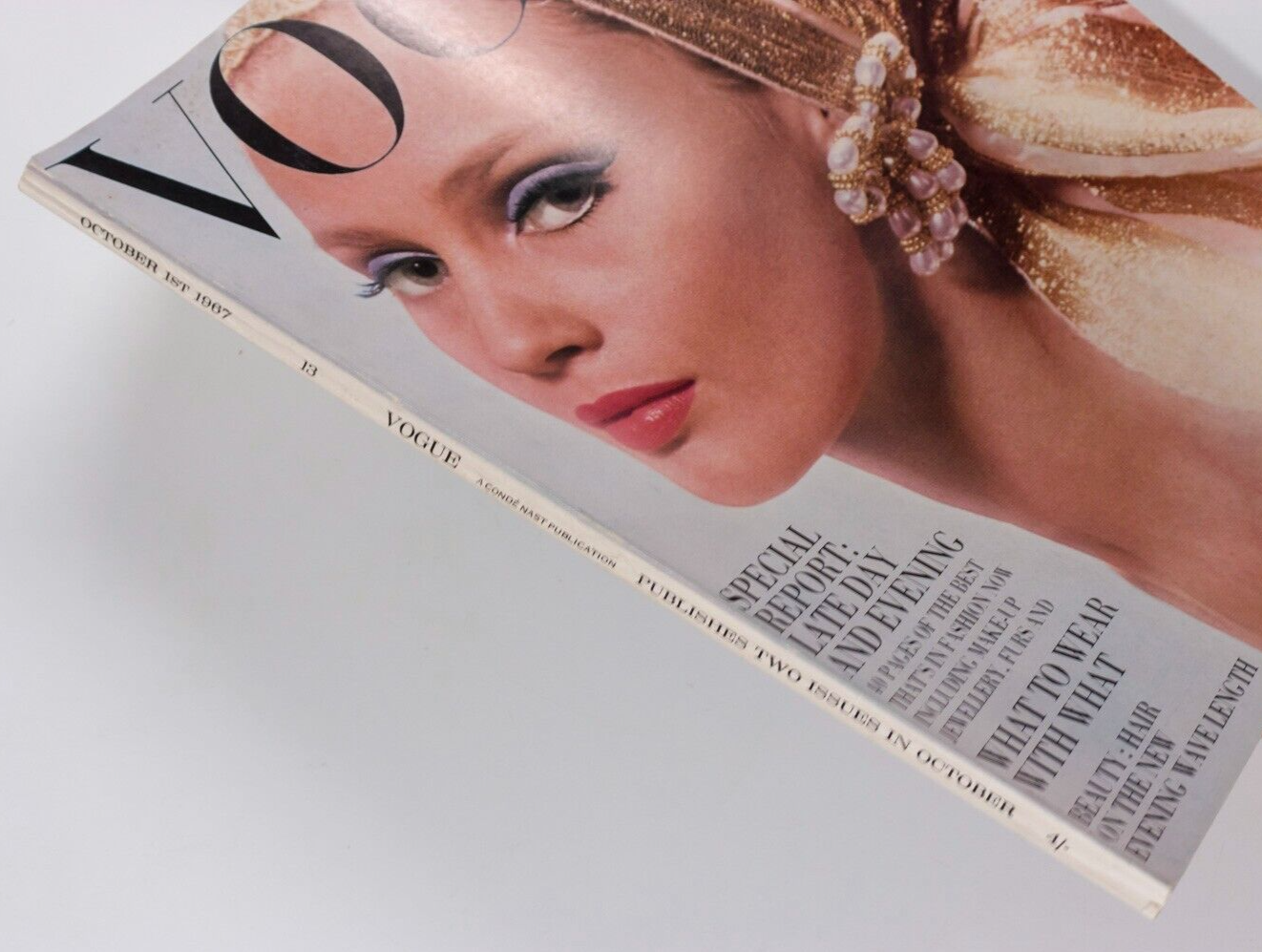 TWIGGY Michael Crawford VIONNET Vogue October 1967 Cecil Beaton BIBA Rampling UK
