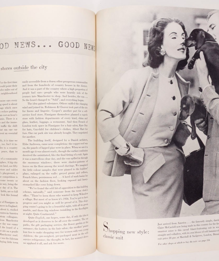 ANNABEL BIRLEY Richard Attenborough KLEIN Norman Parkinson VOGUE December 1956