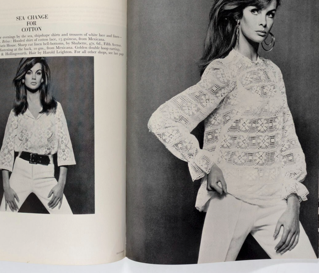 JEAN SHRIMPTON David Hemmings NIVEN Vogue UK July 1966 Veruschka PARKINSON Caron