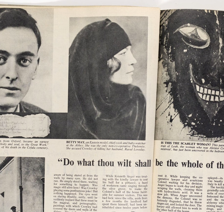 Witchcraft ALEISTER CROWLEY Kenneth Anger BLACK MAGIC Raoul Loveday UK MAGAZINE