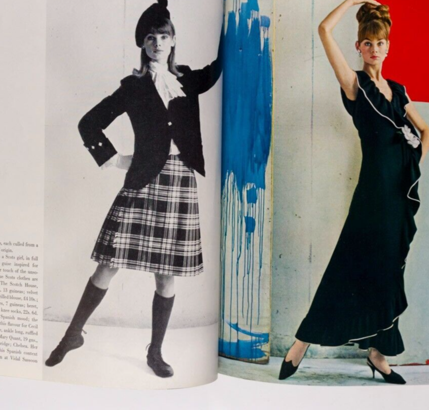 LAUDOMIA HERCOLANI Jean Shrimpton KENNINGTON Helmut Newton SANDRA PAUL Wan VOGUE