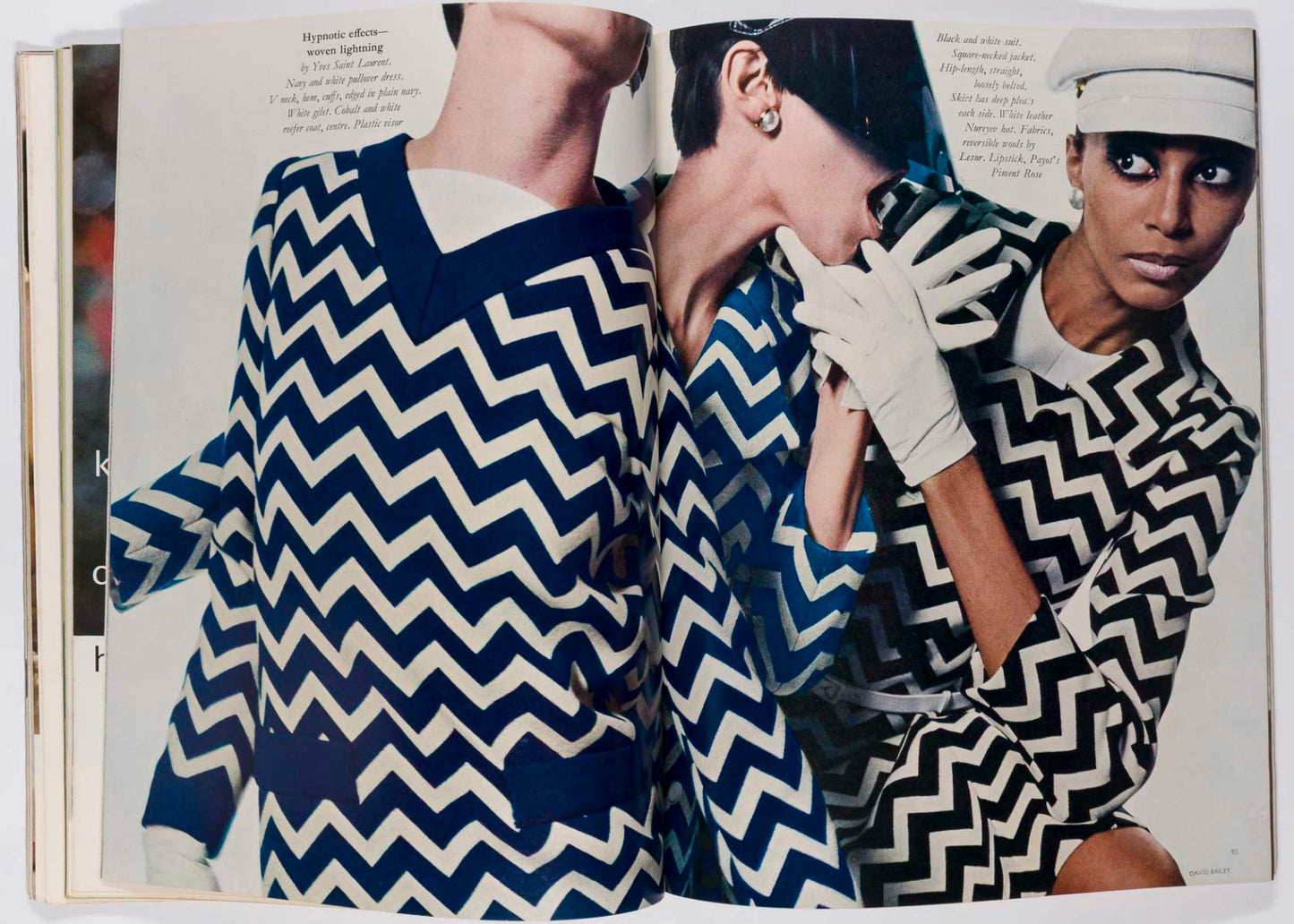 Donyale Luna 1st Vogue black model PEGGY MOFFITT Parkinson BAILEY vtg MARCH 1966