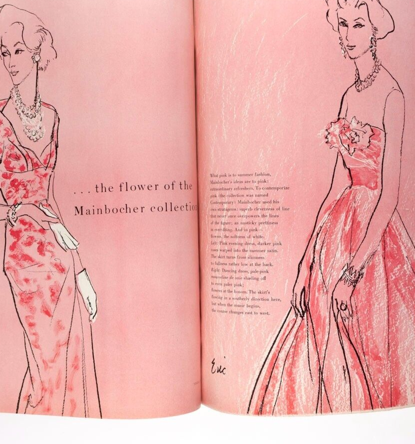 JOANNA McCORMICK Natalie Wood PICASSO Vogue 1957 June RENE BOUCHE Penn AGA KHAN