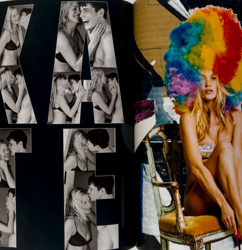 Kate Moss BRUCE WEBER Rupert Everett VOGUE HOMMES MAGAZINE 2006 Charlie Sexton