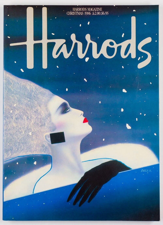 Razzia Gerard Courbouleix-Deneriaz HARRODS catalogue magazine 1986 Christmas UK