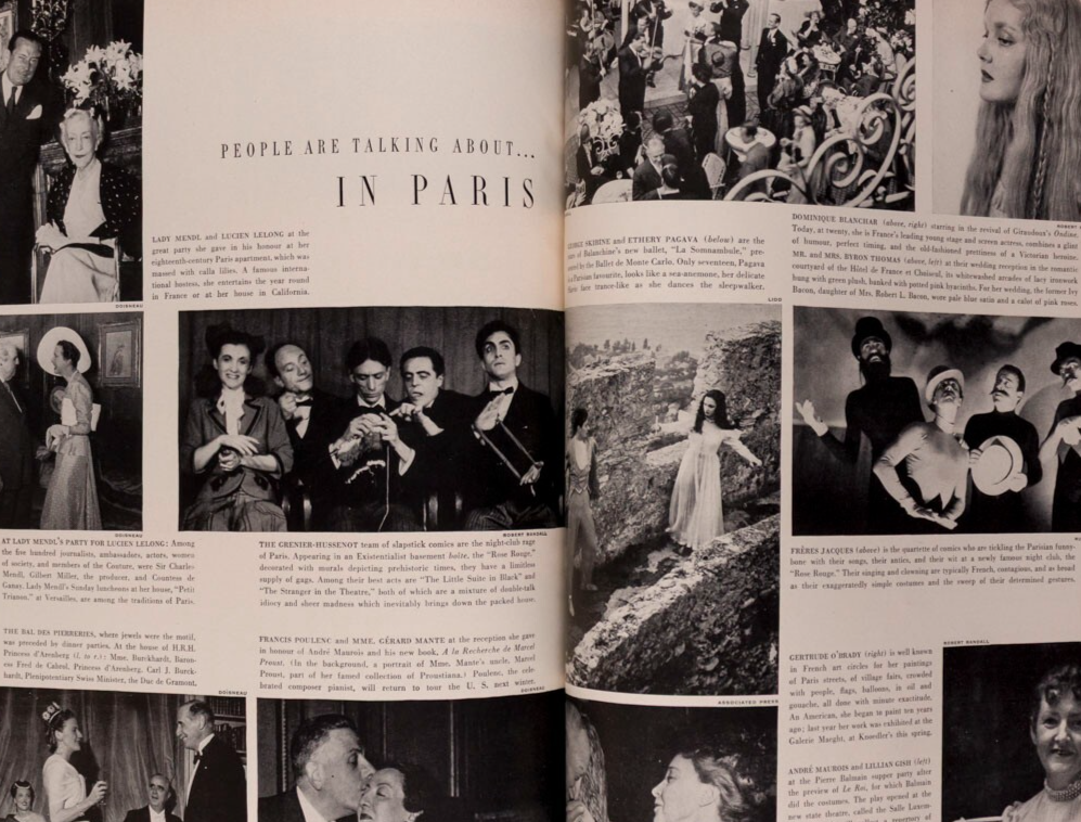 Horst DRUMLANRIG Vertes VOGUE August 1949 Lillian Gish TOSCANINI Herbert Matter