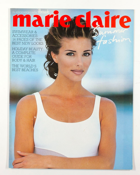 Jennifer Flavin 40S CRUISE STYLE Bali ANTIGUA Marie Claire Fashion 1993 April UK