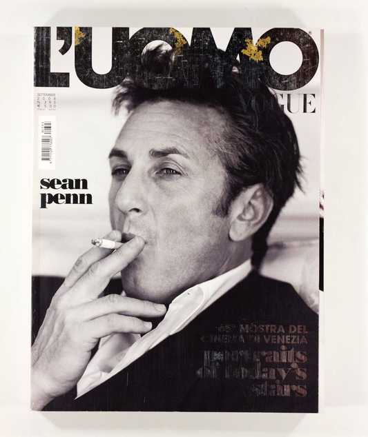 Sean Penn BRUCE WEBER John Hurt MALKOVICH L'UOMO VOGUE September 2008 Spike Lee