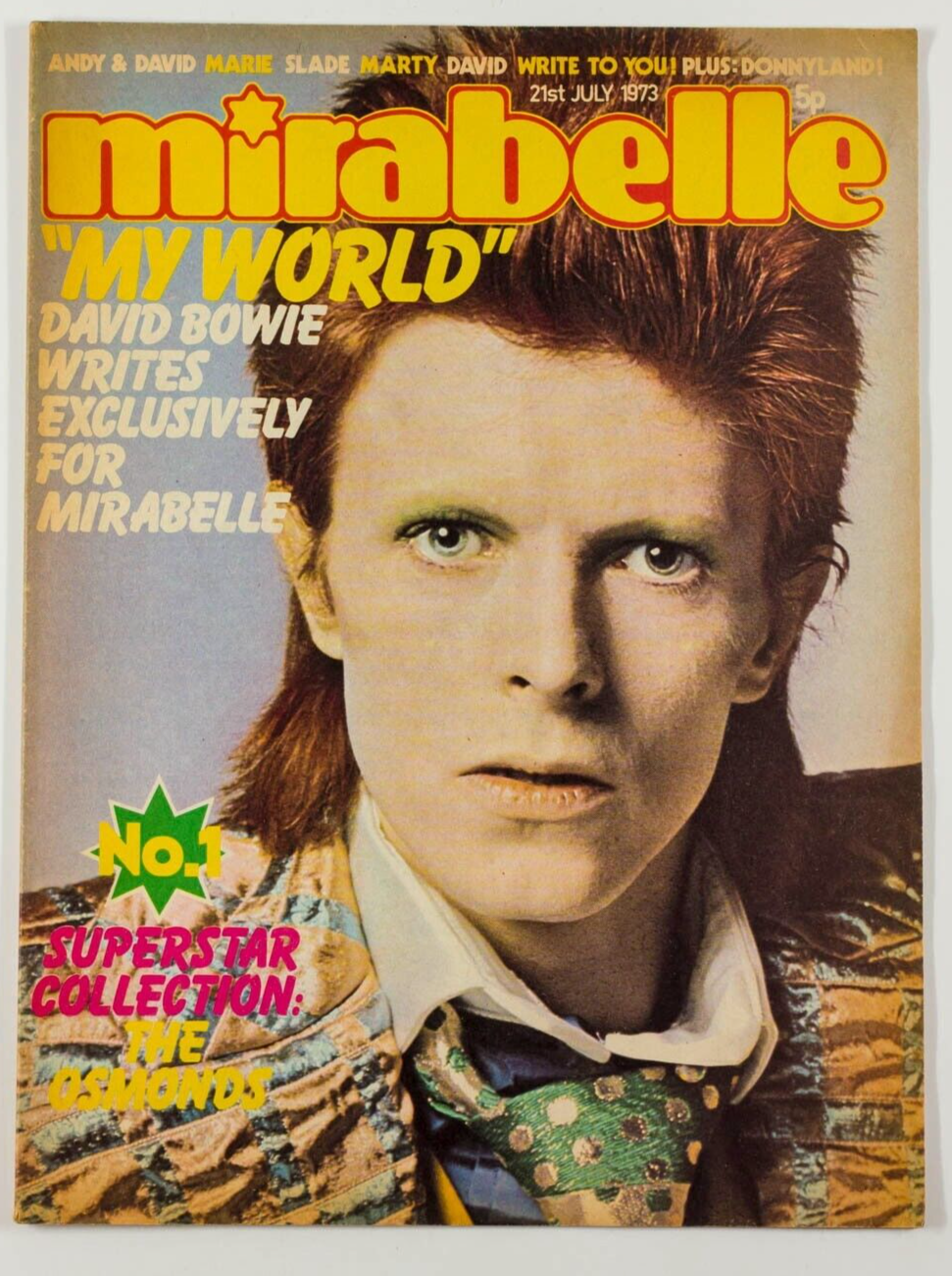 DAVID BOWIE Donnyland THE OSMONDS Slade MARTY KRISTIAN Marie MIRABELLE magazine