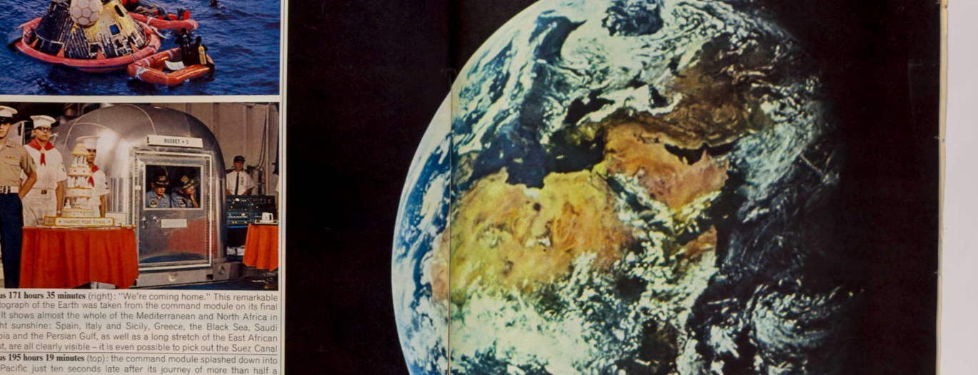 Buzz Aldrin MOON LANDING Space UK UNDAY TIMES magazine 10 August 1969 Apollo II