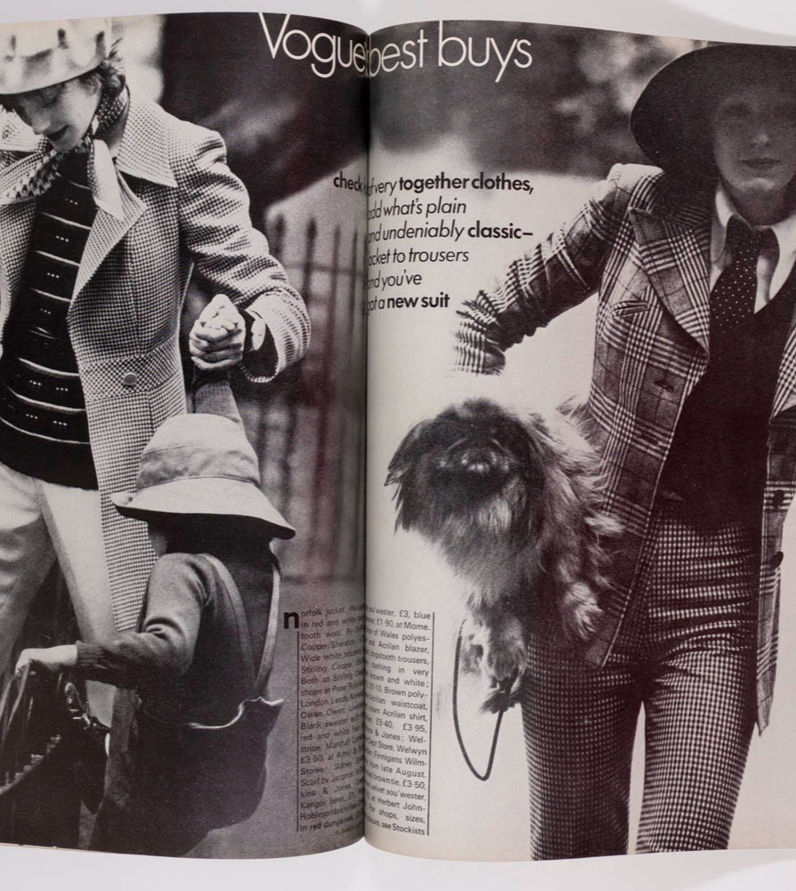 Ingmari Lamy PATTIE BOYD Peter Sellers VOGUE August 1972 Simon Ward GUY BOURDIN