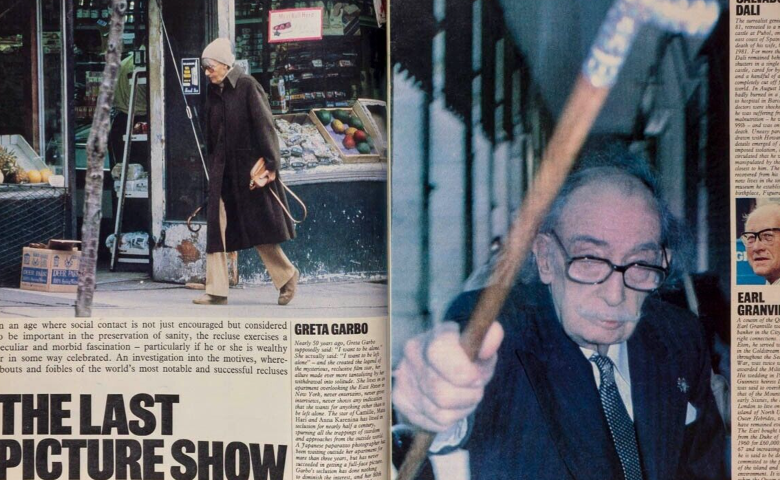 Greta Garbo CINDY CRAWFORD Roald Dahl SUNDAY TIMES July 1986 Walter John Huston