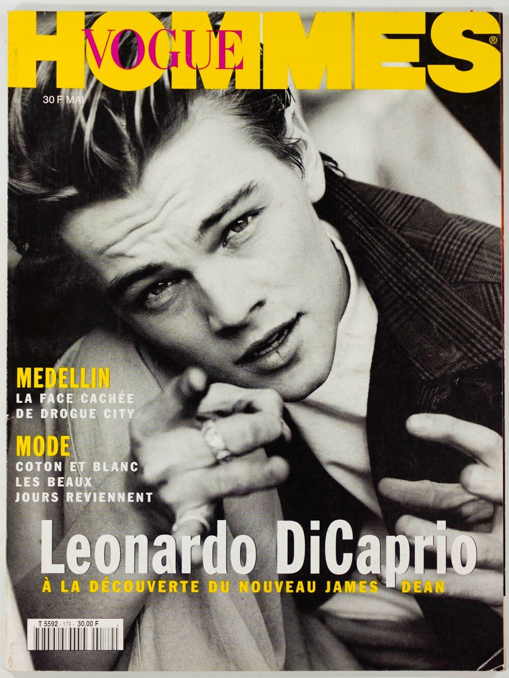 LEONARDO DICAPRIO John Lone GUY BOURDIN Vogue Hommes 1995 Carla Bruni LUKE FLYNN