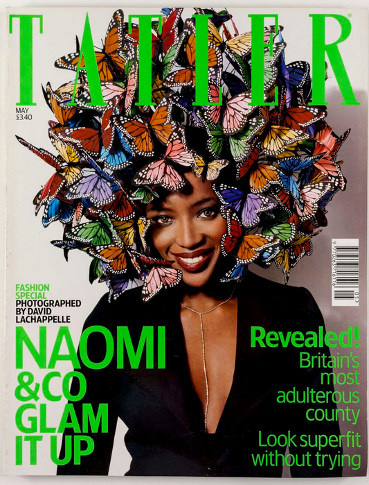 NAOMI CAMPBELL Erin O'Connor NATASHA VOJNOVIC Rie Rasmussen IMAN Tatler magazine