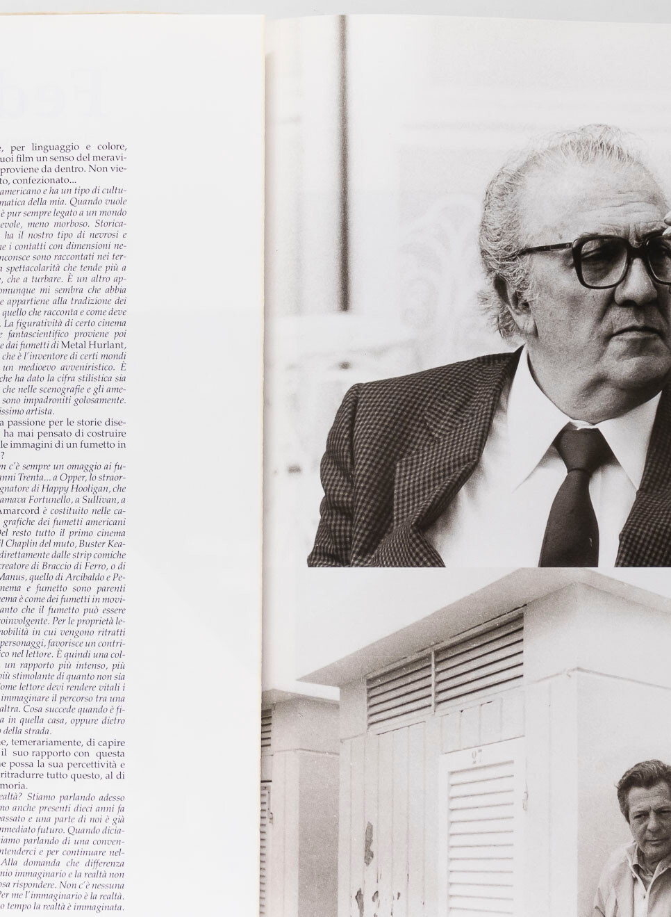 Rimini GIORGIO EMPORIO ARMANI lookbook catalogue SUMMER 1992 Aldo Fallai FELLINI