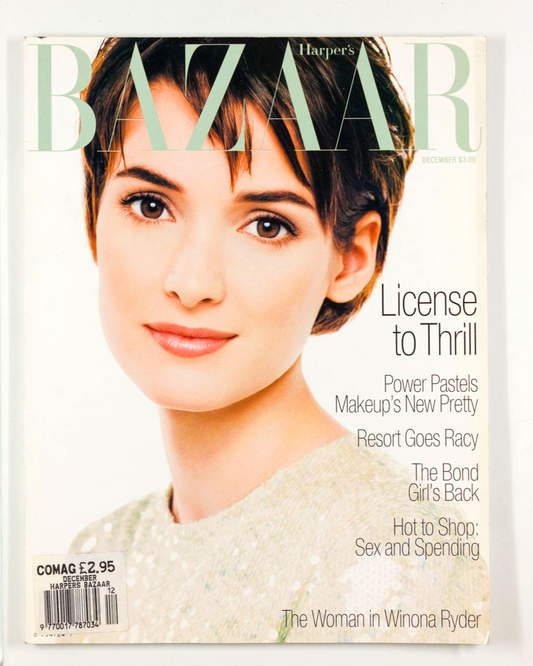 WINONA RYDER Kate Moss PETER LINDBERGH Harper's December 1994 Linda Evangelista