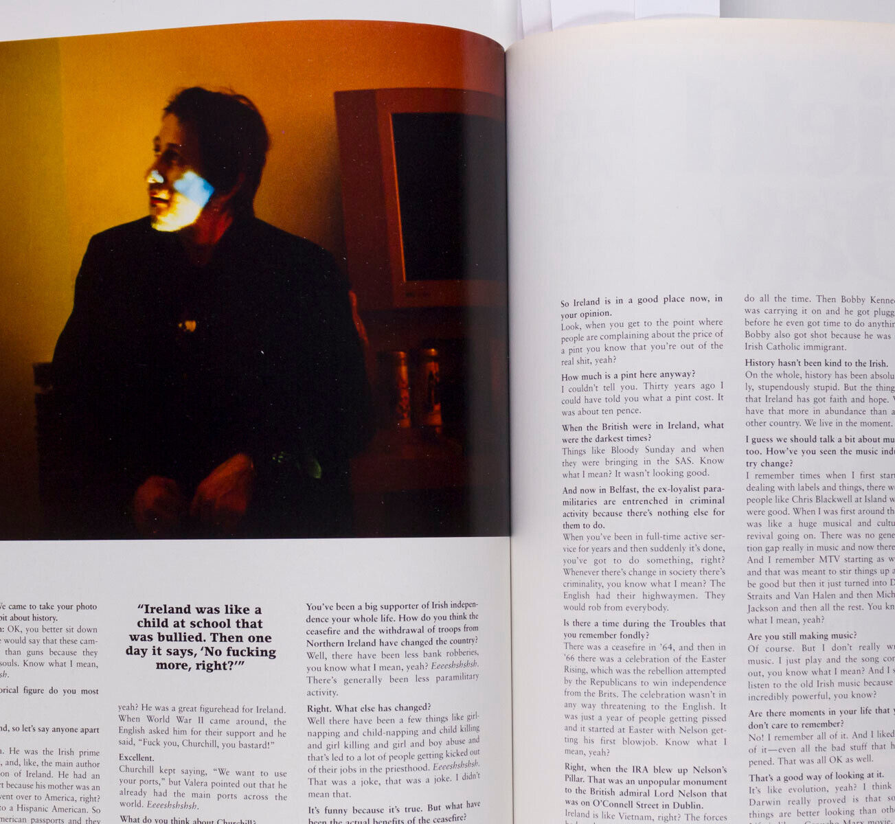 SHANE MacGOWAN Valerie Phillips RYAN McGINLEY Ewen Spencer SIOUX ~ Vice magazine