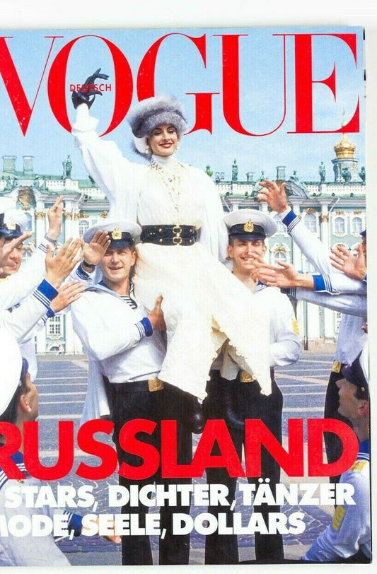 Helena Barquilla ST PETERSBERG Russian Navy Sailors PALACE SQUARE Deutsch Vogue