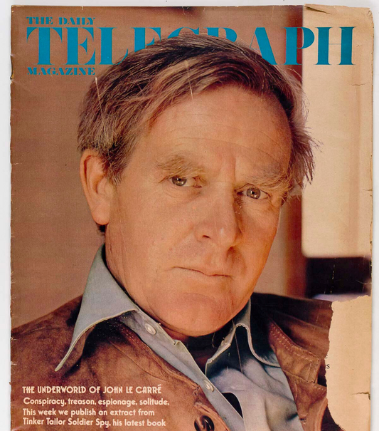 JOHN LE CARRE Tinker Tailor Soldier Spy GRAHAM GREENE Telegraph magazine 70s UK