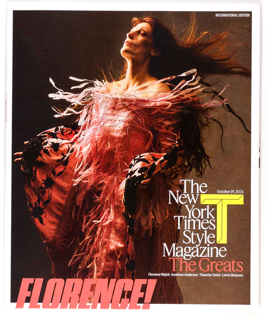 FLORENCE WELCH Lorna Simpson JW Anderson THEASTER GATES  NY Times Style magazine