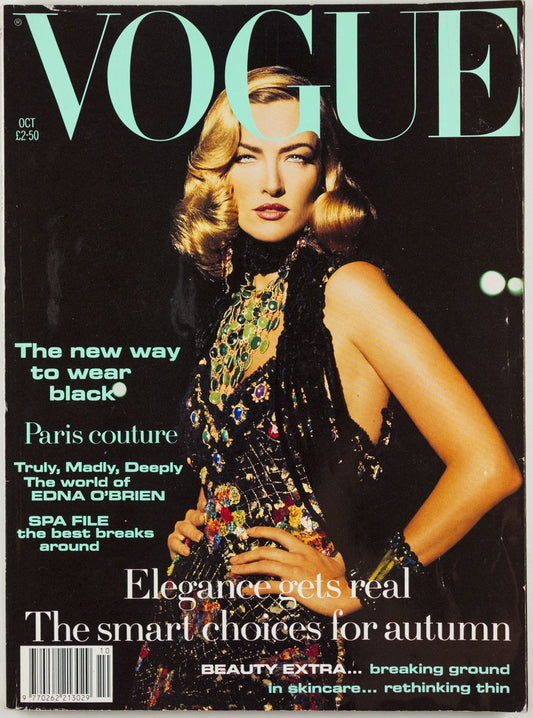 TATJANA PATITZ Chanel KAREN MULDER Michael Hutchence TYRA BANKS ~ Vogue magazine