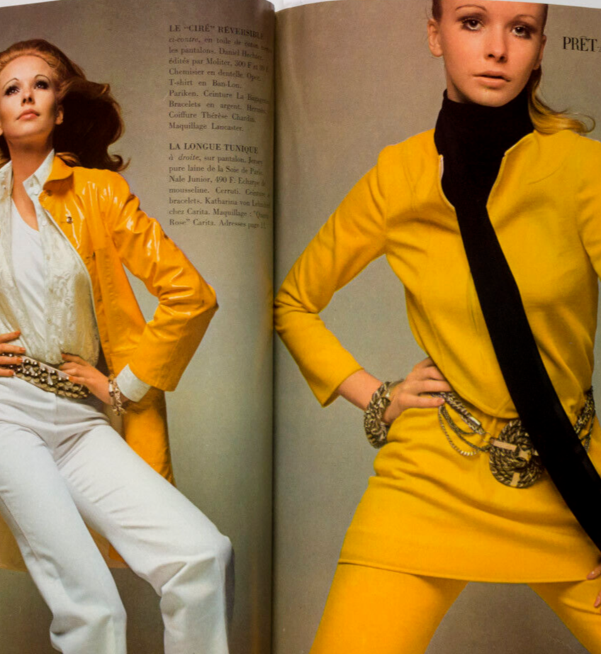 Catherine Deneuve SHARON TATE Guy Bourdin MIA FARROW Maudie James PARIS VOGUE 69