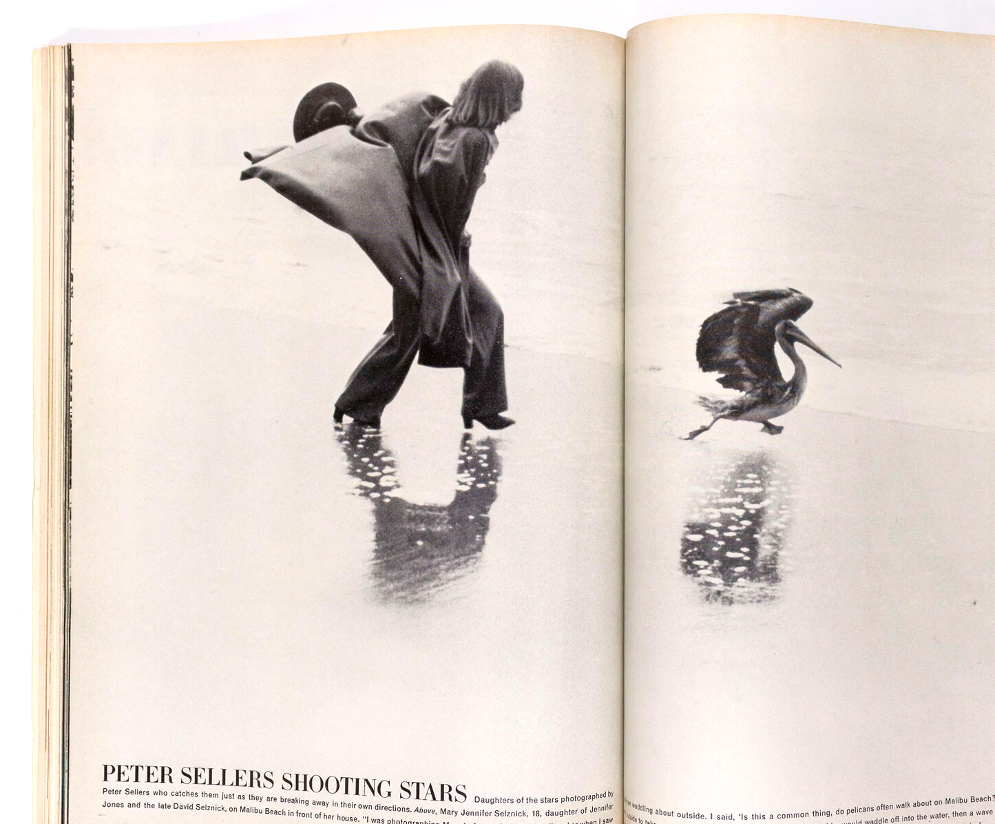 Ingrid Boulting MARC BOLAN Sellers MAGGIE SMITH  Vogue December 1972 Marsha Hunt
