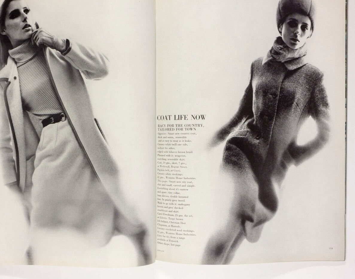 JEAN SHRIMPTON David Bailey GORDON PARKS Vogue 1965 November  60th birthday gift