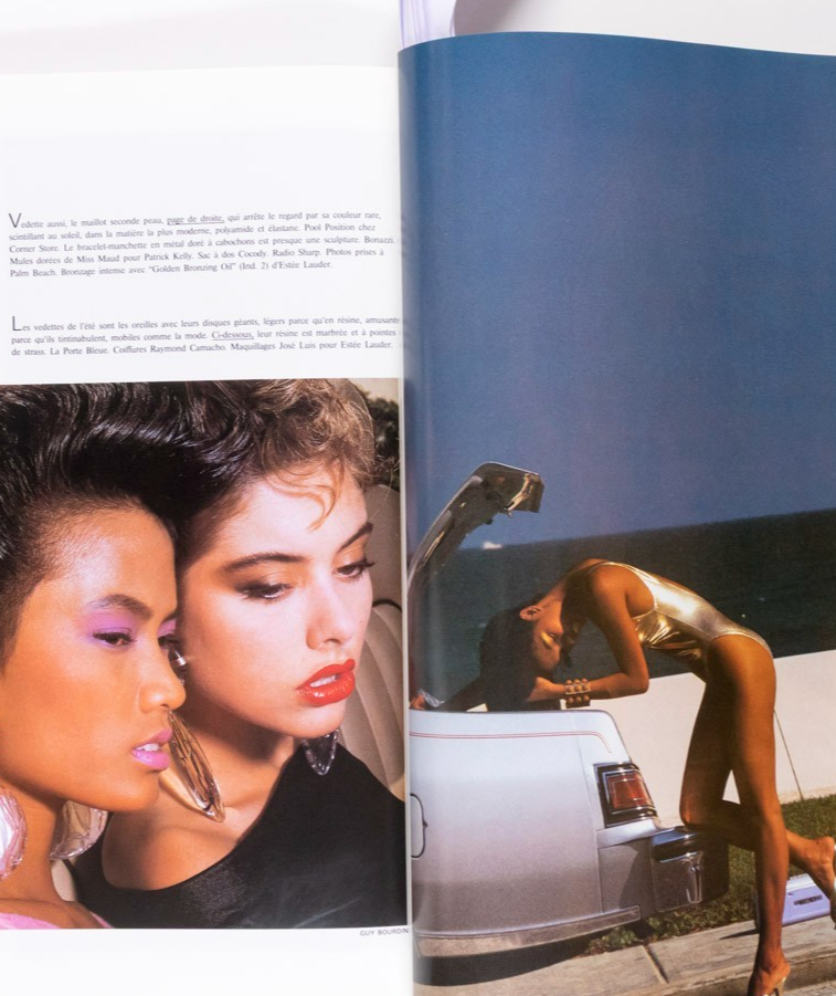 Kim Basinger GUY BOURDIN Kristen McMenamy PARIS VOGUE May 1987 Julie Delpy 676