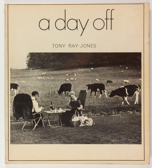 TONY RAY JONES a day off ~ RARE 1st US Edition 1974 Softback photo book PB First